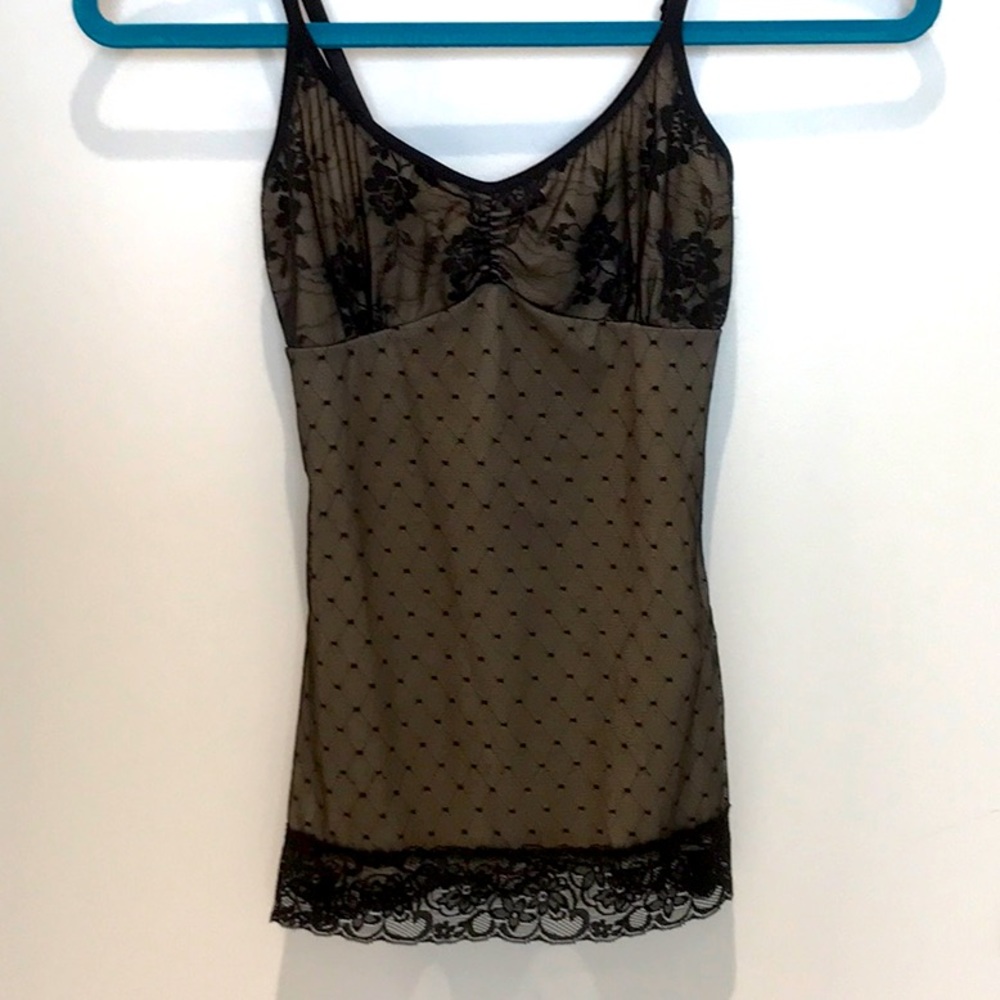 Skweez Couture Black Lace Shaper Camisole, Gorgeous! NWOT M*